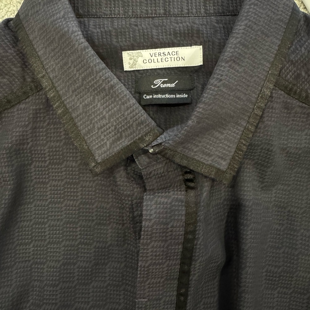 Versace Collection Gray Shirt